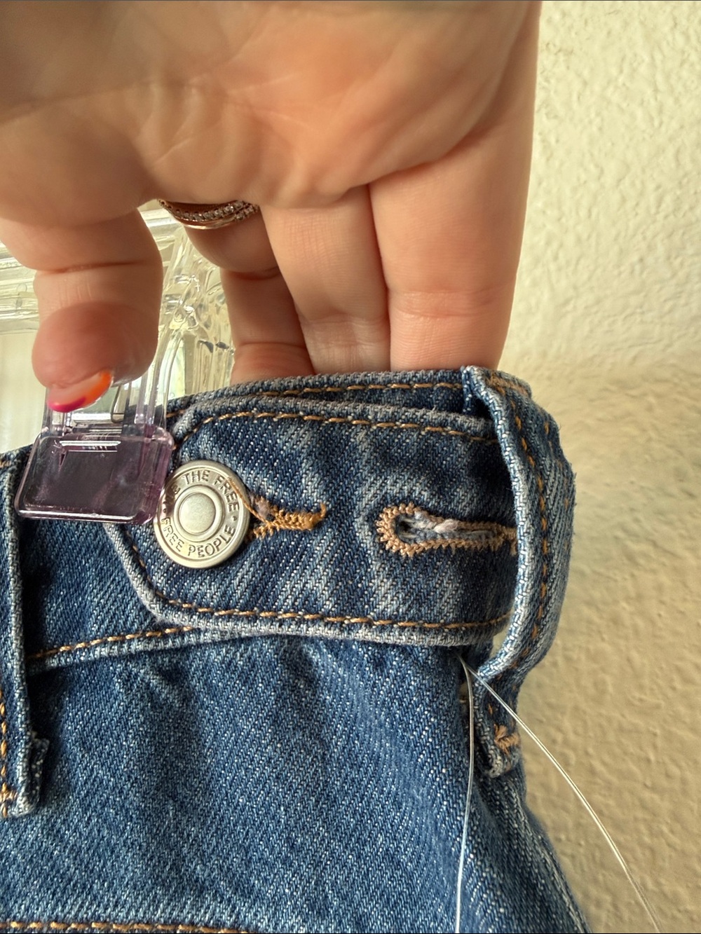 We the Free Palmer Cuffed Tunnel Vision Jeans NWT - Picture 5 of 6